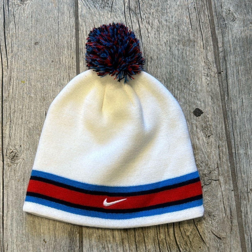 Nike USA Olympic red blue white beanie hatcap